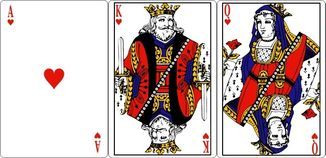 Комбинации трехкарточного покера стрэйт-флеш