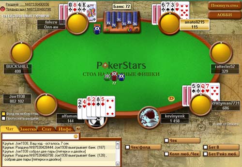 7 карточный стад покер